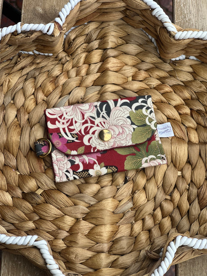 Red Kimono Card Case