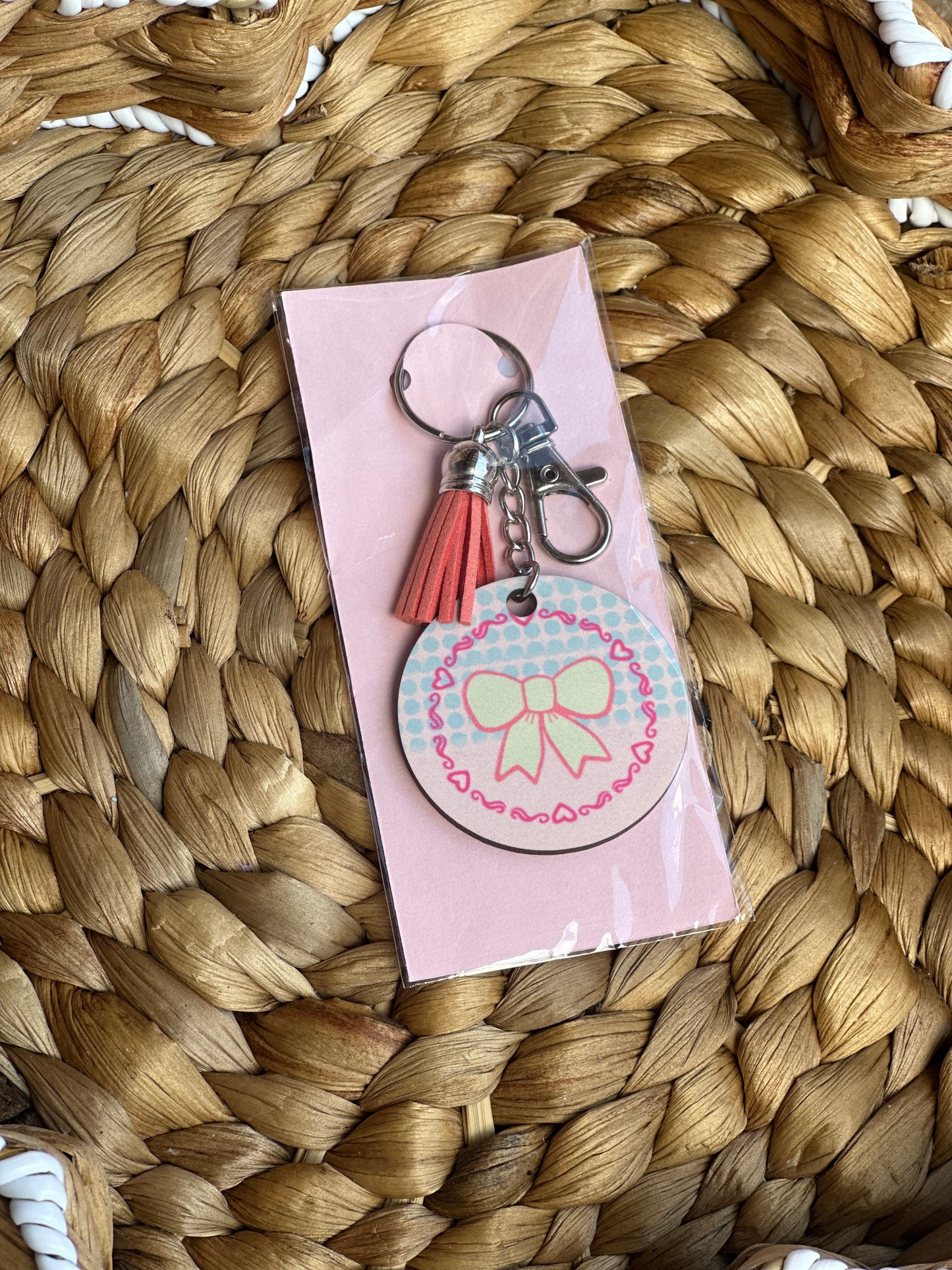 Wooden Keychain Keyring
