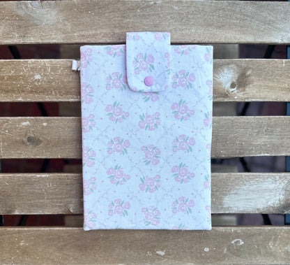 Pink Flora Book Sleeve/Case