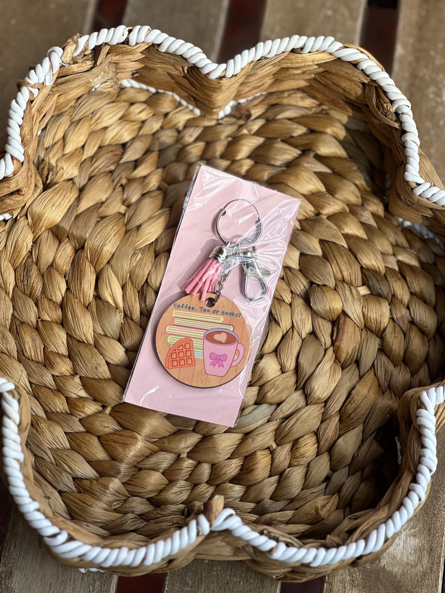 Wooden Keychain Keyring